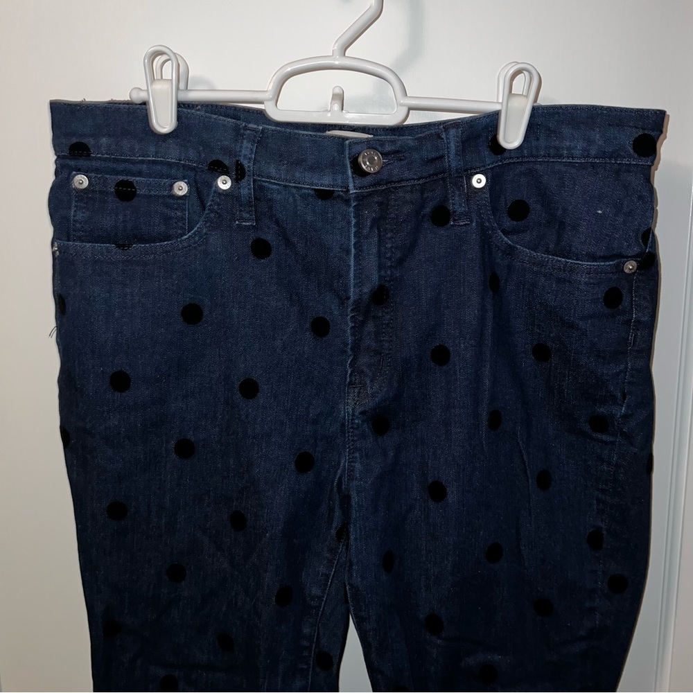 Polka dot jeans